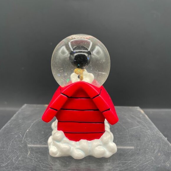 Westland Giftware Snoopy Flying Ace Glitter Snow Water Globe #8201 - Picture 3 of 6